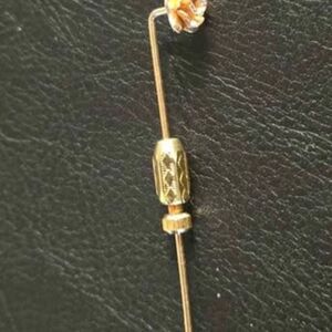 Vintage Krementz 14k Gold Overlay stick Pin Brooch